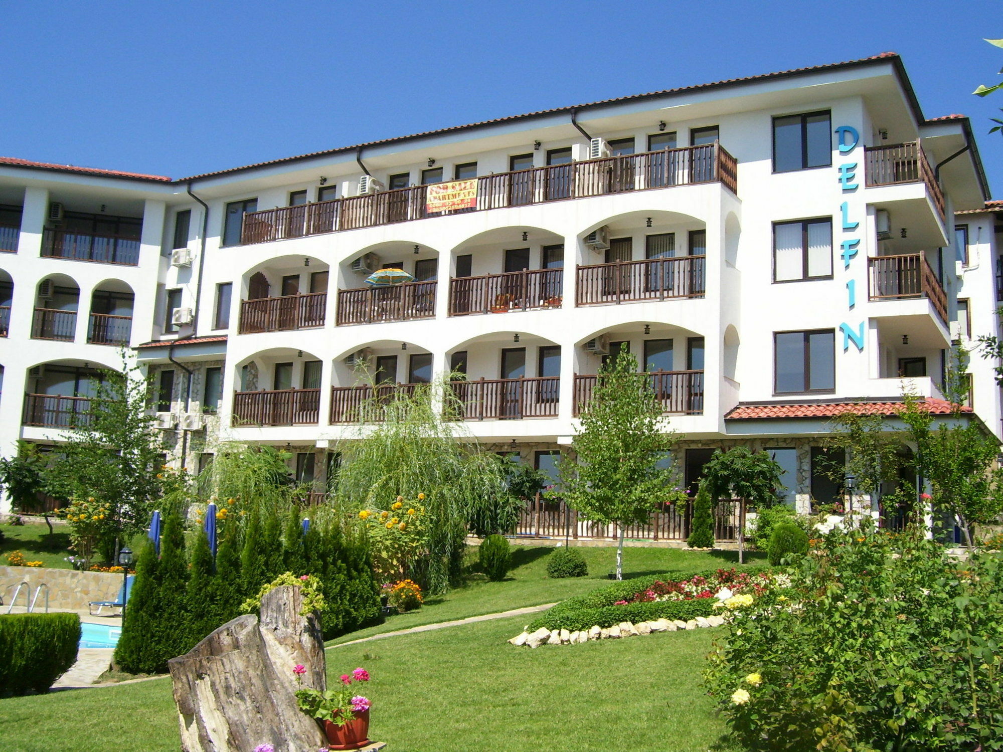 Delfin Apart Complex Sweti Wlas Exterior foto